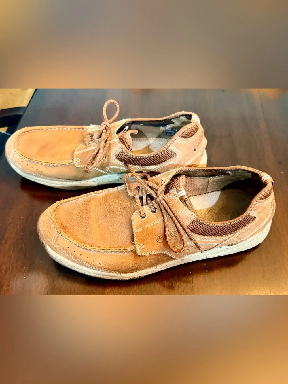 Clarks Men's Tan Leather Boat Shoes